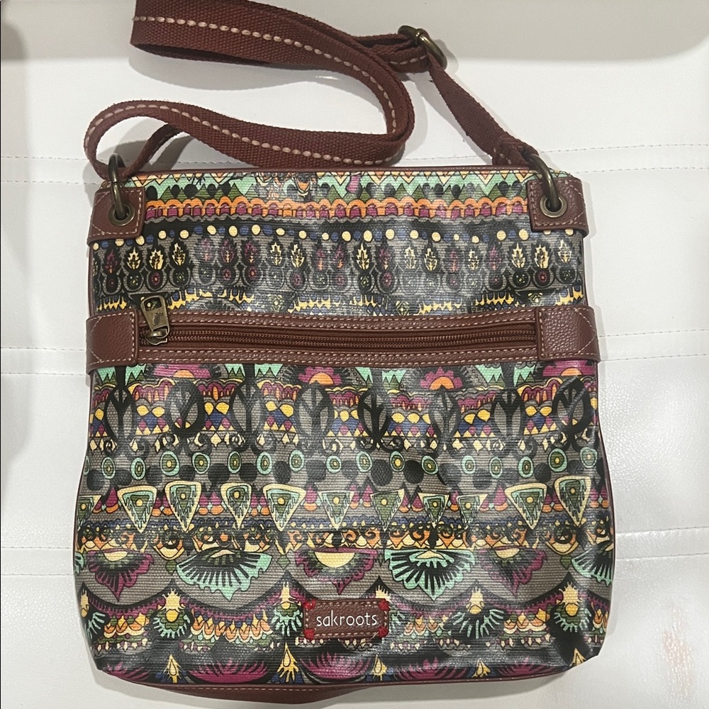 Sakroots Artistic Patterned Crossbody Bag‎